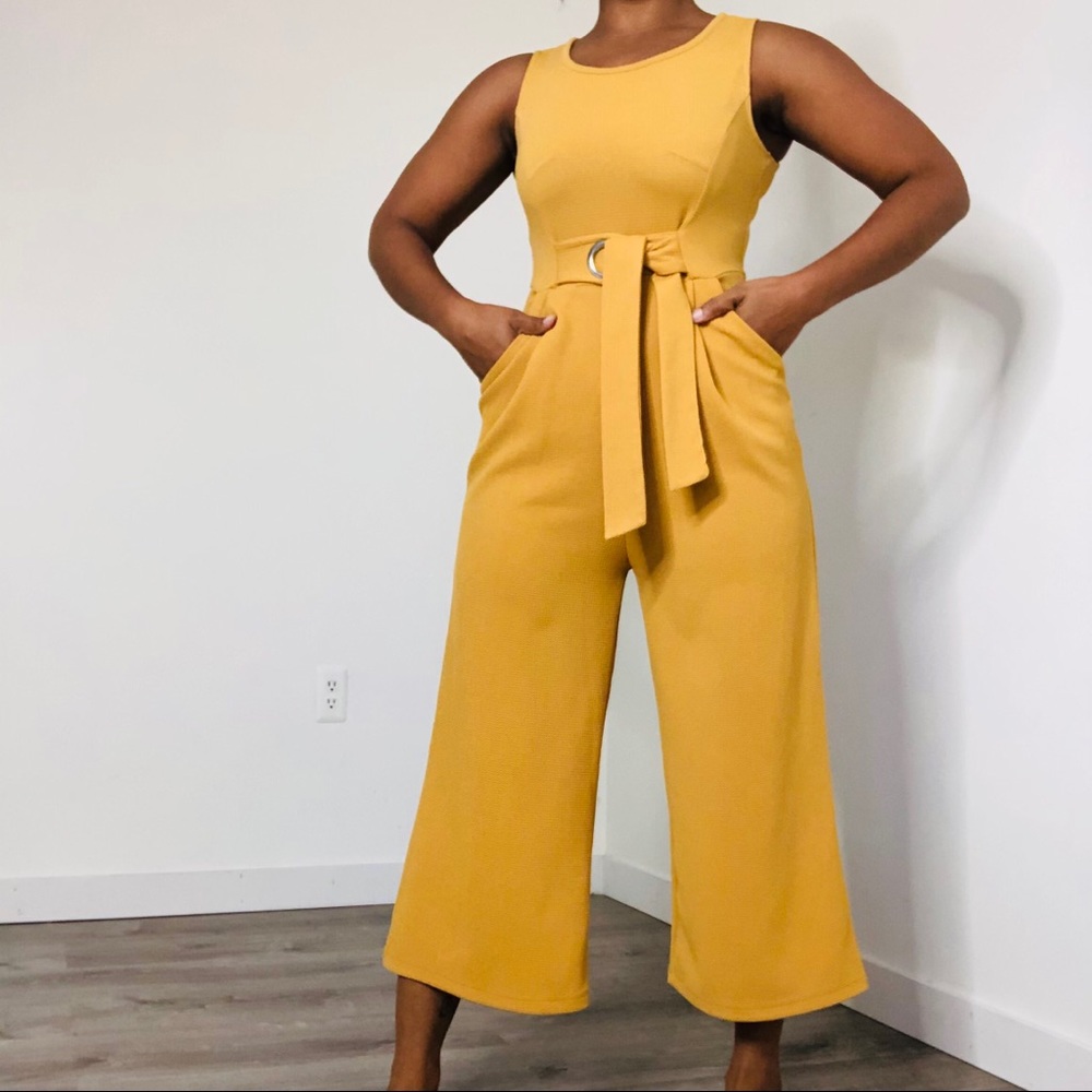 Jumpsuit Mustard Yellow
